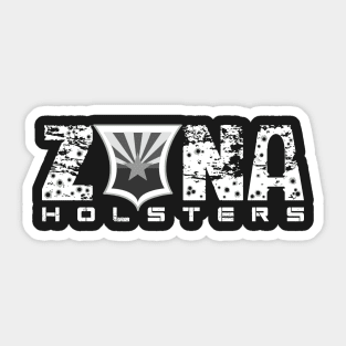 White Zona Logo Sticker